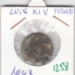MONEDA FRANCIA LUIS XIV 1647