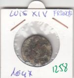 MONEDA FRANCIA LUIS XIV 1647
