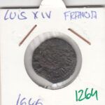 MONEDA FRANCIA LUIS XIV 1646