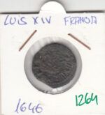 MONEDA FRANCIA LUIS XIV 1646