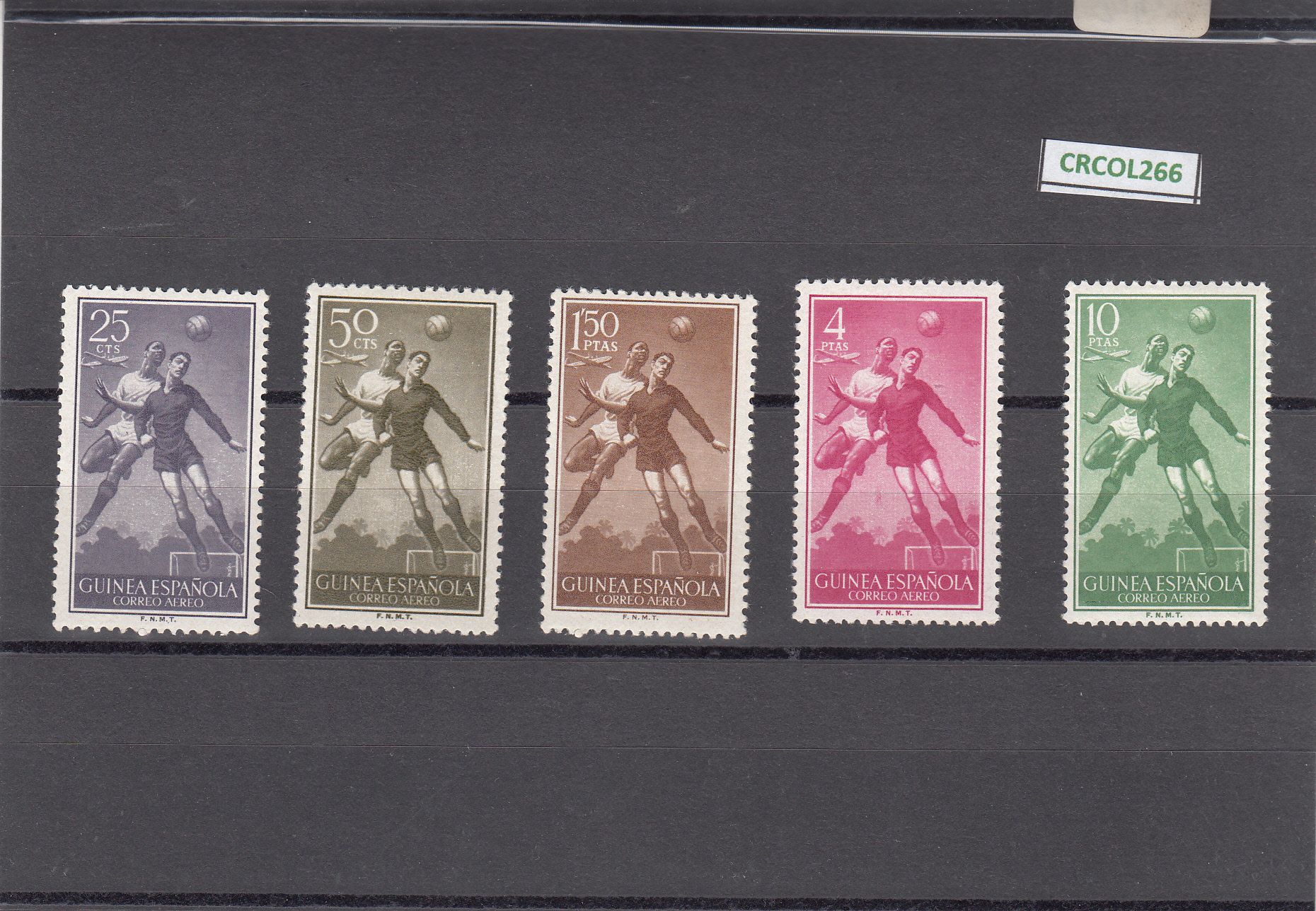 imagen-13-7608.jpg CRCOL266 SELLOS GUINEA Nº CAT 350-354 CON CHARNELA - Imagen 1