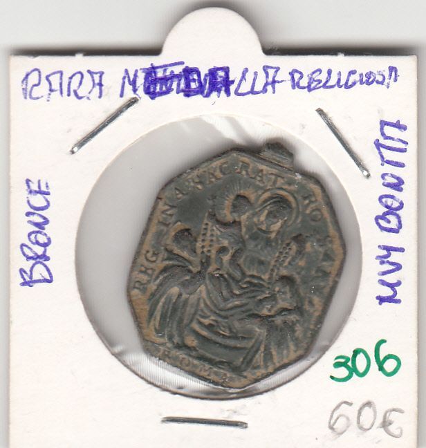 imagen-13-7701.jpg CRM0306 MEDALLA RELIGIOSA RARA BRONCE - Imagen 1