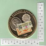 CRM316 MEDALLA EEUU 500 DOLARES CONMEMORATIVA LINCON SIN CIRCULAR
