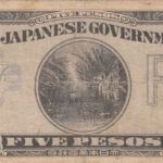 CRBX118 BILLETE JAPON 5 PESOS MC