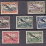 CRSEXT0005 SELLOS ALBANIA AEREOS Nº CAT AV 8-14 X