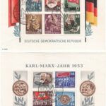 CRSEXT0017 SELLO ALEMANIA ORIENTAL B 2-3 HOJAS BLOQUES USADOS