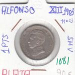 CRE1081 MONEDA ESPAÑA ALFONSO XIII 1903 1 PESETA PLATA
