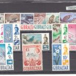 CREXT0101 SELLOS GIBRALTAR Nº CAT 145-58 XX SIN CHARNELA