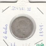 CRE1164 MONEDA ESPAÑA ISABEL II 4 REALES 1849 PLATA