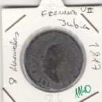 CRE1140 8 MARAVEDIS FERNANDO VII 1817 JUBIA