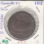 CRE1143 8 MARAVEDIS FERNANDO VII 1818 JUBIA