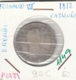 CRE1149 2 REALES FERNANDO VII 1812 CATALUÑA