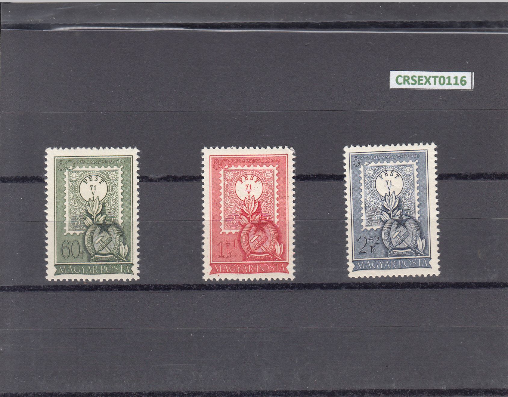 imagen-13-9256.jpg CREXT0116 SELLOS HUNGRIA Nº CAT 1017-4 X CON CHARNELA - Imagen 1