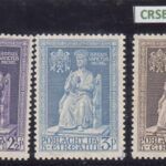 CREXT0141 SELLOS IRLANDA Nº CAT 113-5 X CON CHARNELA