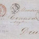 CRCAR120 CARTA COMPLETA DE MADRID A DRUCOURT (FRANCIA) CON SELLO Nº 148 MATASELLOS ROMBO PUNTOS, FECHADOR MADRID 12-7-74