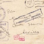CRCAR251 SOBRE DE PAISES BAJOS A SEVILLA CON FRANQUICIAS DEL EJERCITO ALEMAN Y DOBLE CENSURA MILITAR Y GOBERNATIVA