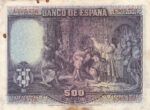 CRBS0693 BILLETE ESPAÑA 500 PESETAS 1928 - Imagen 2