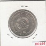 H0144 MONEDA ALEMANIA DDR 5 MARCOS 1983 SIN CIRCULAR - Imagen 2
