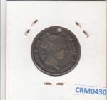 CRM0430 FICHA ISABEL II CON AGUJERO - Imagen 2