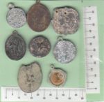 CRM0513 LOTE DE 5 MEDALLA RELIGIOSA A IDENTIFICAR BC - Imagen 2