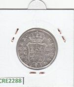 CRE2288 MONEDA ESPAÑA FERNANDO VII 2 REAL 1811 PLATA - Imagen 2
