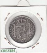 CRE2384 MONEDA ESPAÑA ALFONSO XII 50 CENTAVOS DE PESO 1882 PLATA - Imagen 2