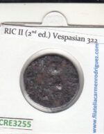 CRE3255 MONEDA ROMANA AS ROMA VESPASIANO AGUILA SOBRE ORBE 71 - Imagen 2