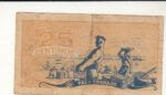 CRBL0114 BILLETE LOCAL ASTURIAS 25 CTS 1937 BC - Imagen 2