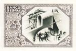 CRBL0129 BILLETE LOCAL BILBAO 25 PESETAS 1937 MBC+ - Imagen 2