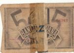 CRBL0148 BIILLETE LOCAL SANTANDER 5 PESETAS 1936 MC - Imagen 2