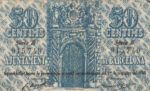 CRBL0152 BILLETE LOCAL AYTO DE BARCELONA 50 CTS 1937 MBC - Imagen 2