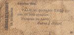 CRBL0178 VALE DE 1912 POR 800 GRAMOS DE HARINA BC - Imagen 2