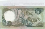 BILLETE ANGOLA 50 ESCUDOS 1972 P-100 SIN CIRCULAR CON DOBLEZ CENTRAL - Imagen 2