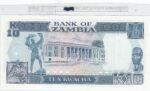 CRJ0715 BILLETE ZAMBIA 10 KWACHA 1989 P-31b SIN CIRCULAR - Imagen 2