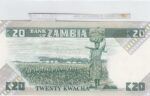 BILLETE ZAMBIA 20 KWACHA 1986 P-27e SIN CIRCULAR - Imagen 2