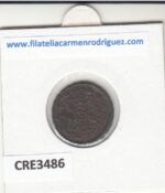 CRE3486 MONEDA ESPAÑA FERNANDO VII 2 MARAVEDIS SEGOVIA 1827 - Imagen 2