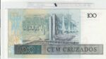 BILLETE BRASIL 100 CRUZADOS 1985 P-205a - Imagen 2
