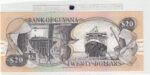 BILLETE GUYANA 20 DOLARES 1996 P-30c - Imagen 2