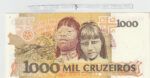 BILLETE BRASIL 1000 CRUZEIROS 1991 P-231c N01844 - Imagen 2