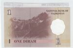 BILLETE TAJIKISTAN 1 DIRAM 1999 P-10a - Imagen 2