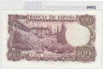BILLETE ESPAÑA 100 PESETAS 1970 SERIE 9A P-152a.2 SIN CIRCULAR - Imagen 2