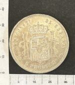 CRBAN354 MONEDA ESPAÑA 5 PESETAS ALFONSO XIII 1892 *18*92 PGM PLATA - Imagen 2