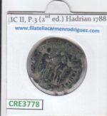 CRE3778 MONEDA ROMANA AS ROMA ADRIANO MAURITANIA 130-133 - Imagen 2