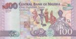 CRBX0366 BILLETE NIGERIA 100 NAIRA 2014 SIN CIRCULAR - Imagen 2