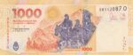 CRBX0414 BILLETE ARGENTINA 1000 PESOS 2023 SIN CIRCULAR - Imagen 2