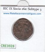 CRE3928 MONEDA ROMANA AE2 SISCIA GRACIANO REPARATIO REIPUB 378-383 - Imagen 2