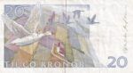 CRBX0671 BILLETE SUECIA 20 CORONAS BC - Imagen 2