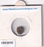 CRE3970 MONEDA ALMORAVIDE 1/2 QUIRATE UNIFASO PLATA - Imagen 2