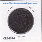 CRE4314  MONEDA ESPAÑA 10 CTS GOBIERNO PROVISIONAL 1870 OM - Imagen 2