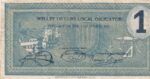 CRBL0259 BILLETE LOCAL ESPAÑA 1 PESETA PUIG ALT DE TER BC - Imagen 2